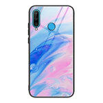 Custodia protettiva in vetro con motivo in marmo, For Huawei P30 lite / nova 4e, For Huawei P30 Pro, For Huawei Y9 Prime (2019) / P Smart Z, For Honor 20 / nova 5T