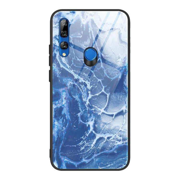 Custodia protettiva in vetro con motivo in marmo, For Huawei P30 lite / nova 4e, For Huawei P30 Pro, For Huawei Y9 Prime (2019) / P Smart Z, For Honor 20 / nova 5T