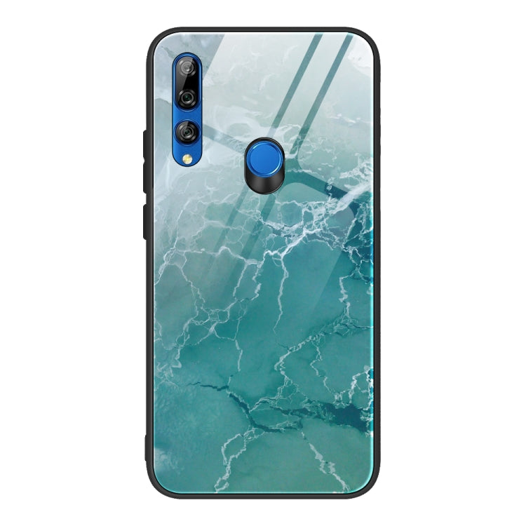 Custodia protettiva in vetro con motivo in marmo, For Huawei P30 lite / nova 4e, For Huawei P30 Pro, For Huawei Y9 Prime (2019) / P Smart Z, For Honor 20 / nova 5T