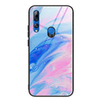Custodia protettiva in vetro con motivo in marmo, For Huawei P30 lite / nova 4e, For Huawei P30 Pro, For Huawei Y9 Prime (2019) / P Smart Z, For Honor 20 / nova 5T