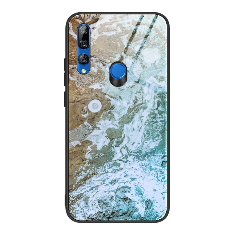 Custodia protettiva in vetro con motivo in marmo, For Huawei P30 lite / nova 4e, For Huawei P30 Pro, For Huawei Y9 Prime (2019) / P Smart Z, For Honor 20 / nova 5T