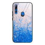 Custodia protettiva in vetro con motivo in marmo, For Huawei P30 lite / nova 4e, For Huawei P30 Pro, For Huawei Y9 Prime (2019) / P Smart Z, For Honor 20 / nova 5T