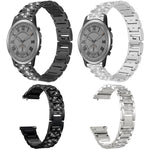 Cinturino per orologio in acciaio inossidabile con diamanti xDfind, For Fossil Q Machine Hybrid Watch 22mm