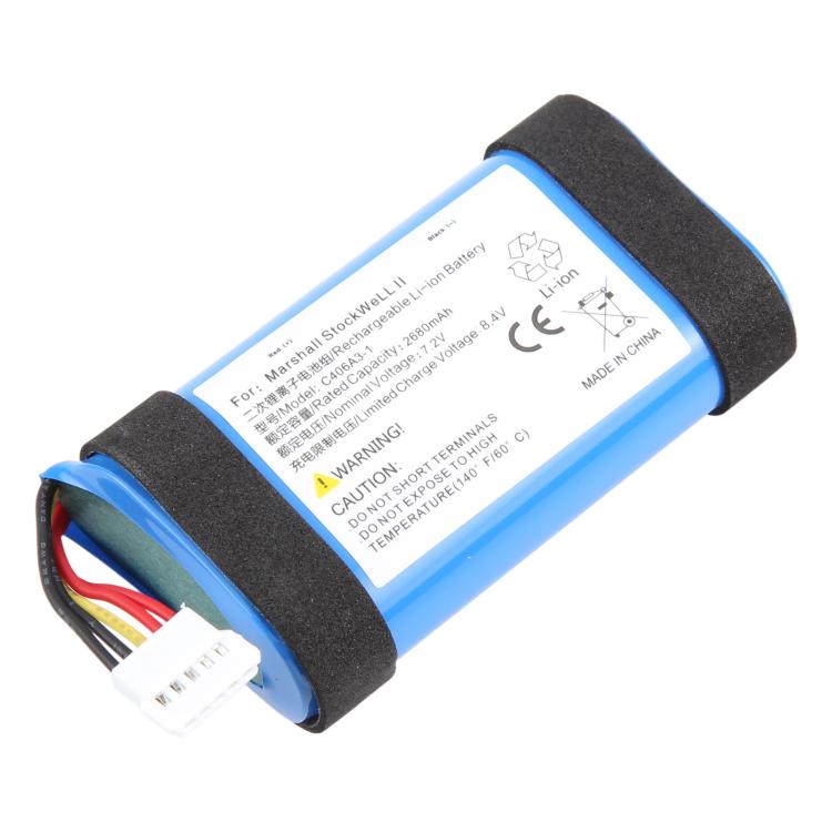 Per batteria Marshall Stockwell II C406A3-1 da 2680 mAh, For Marshall Stockwell II 2680mAh