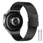 Cinturino per orologio xDfind con fibbia milanese a paracadute in acciaio inossidabile e maglia fine rialzata., 20mm, 22mm