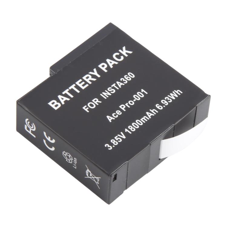 Batteria Ace Pro-001 da 1800 mAh per Insta360 Ace / Ace Pro / Ace Pro 2, For Insta360 Ace