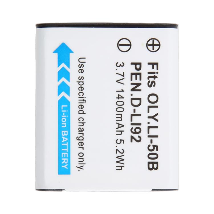 LI-50B 1400mAh Battery For OLYMPUS SZ10 / SZ11 / SZ12 / SZ14 / SZ15, For OLYMPUS SZ12 / SZ14 / SZ15