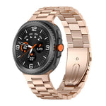 Cinturino per orologio in acciaio inossidabile con tre perline, For Samsung Galaxy Watch8 / Watch8 Classic