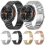 Cinturino per orologio in acciaio inossidabile con tre perline, For Samsung Galaxy Watch8 / Watch8 Classic
