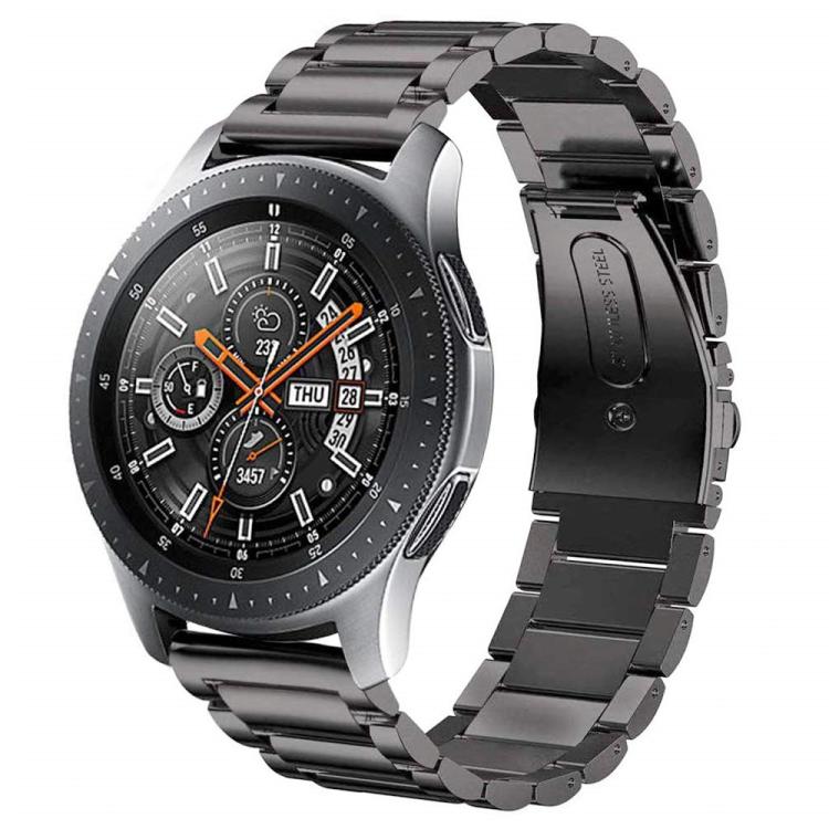 Cinturino per orologio in lega di titanio con fibbia piatta a tre perline, 24mm, 16mm