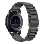 Cinturino per orologio in lega di titanio con fibbia piatta a tre perline, 24mm, 16mm