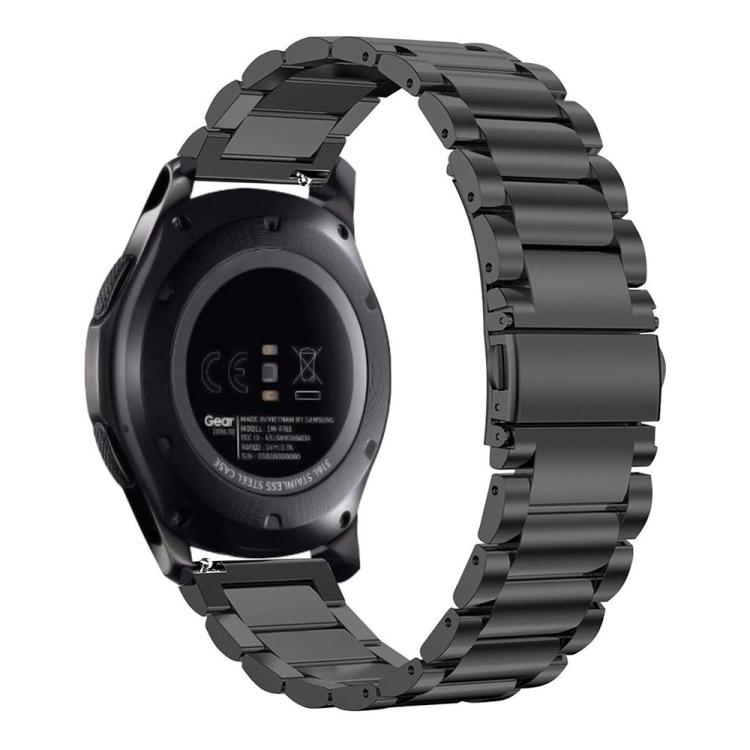 Cinturino per orologio in lega di titanio con fibbia piatta a tre perline, 24mm, 16mm
