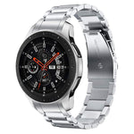 Cinturino per orologio in lega di titanio con fibbia piatta a tre perline, 24mm, 16mm