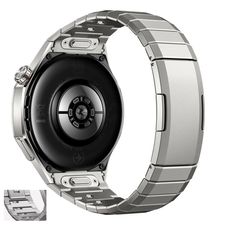 Cinturino per orologio in titanio e lega con cursore laterale a sgancio rapido., For Huawei Watch GT 5 Pro