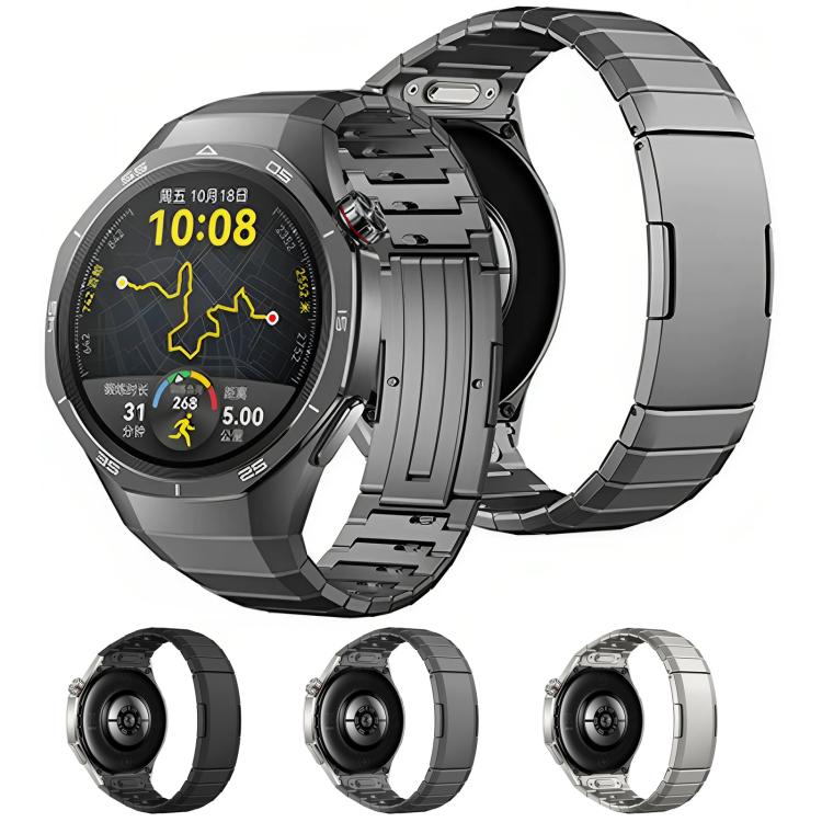 Cinturino per orologio in titanio e lega con cursore laterale a sgancio rapido., For Huawei Watch GT 5 Pro