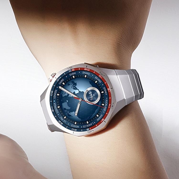 Cinturino per orologio in titanio e lega con cursore laterale a sgancio rapido., For Huawei Watch GT 5 Pro