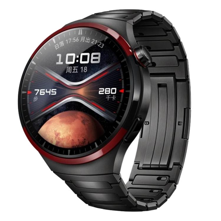 Cinturino per orologio in lega di titanio con fibbia HW curva a forma di I, For Huawei Watch 4