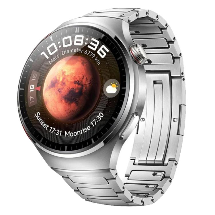 Cinturino per orologio in lega di titanio con fibbia HW curva a forma di I, For Huawei Watch 4