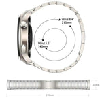Cinturino per orologio in lega di titanio con fibbia HW curva a forma di I, For Huawei Watch 4