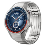 Cinturino per orologio in acciaio inossidabile con fibbia HW a giunzione in bambù e perlina singola., For Huawei Watch GT 5 46mm, For Huawei Watch GT 4 46mm