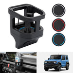 Portabicchiere per bocchetta dell'aria dell'auto per Suzuki Jimny JB74 / JB64 2018, con 3 tappetini antiscivolo, Water Cup Holder