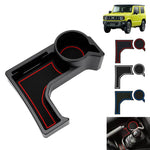 Per Suzuki Jimny JB74 / JB64 2019- Auto con cambio automatico AT - Vano portaoggetti centrale con tappetini antiscivolo, Central Control Storage Box