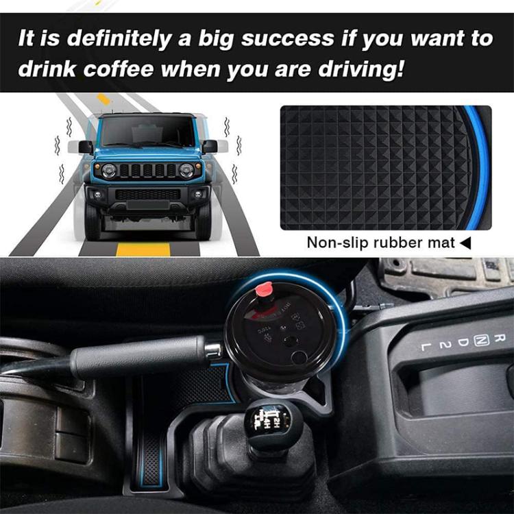 Per Suzuki Jimny JB74 / JB64 2019- Auto con cambio automatico AT - Vano portaoggetti centrale con tappetini antiscivolo, Central Control Storage Box