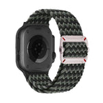 Cinturino per orologio in nylon intrecciato con fibbia meccanica a doppio anello., For Apple Watch 46mm / 49mm / 45mm / 44mm
