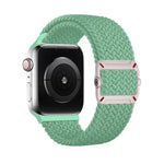 Cinturino per orologio in nylon intrecciato con fibbia meccanica a doppio anello., For Apple Watch 42mm / 41mm / 40mm / 38mm