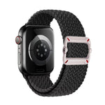 Cinturino per orologio in nylon intrecciato con fibbia meccanica a doppio anello., For Apple Watch 42mm / 41mm / 40mm / 38mm
