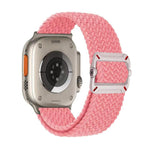 Cinturino per orologio in nylon intrecciato con fibbia meccanica a doppio anello., For Apple Watch 42mm / 41mm / 40mm / 38mm