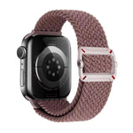 Cinturino per orologio in nylon intrecciato con fibbia meccanica a doppio anello., For Apple Watch 42mm / 41mm / 40mm / 38mm