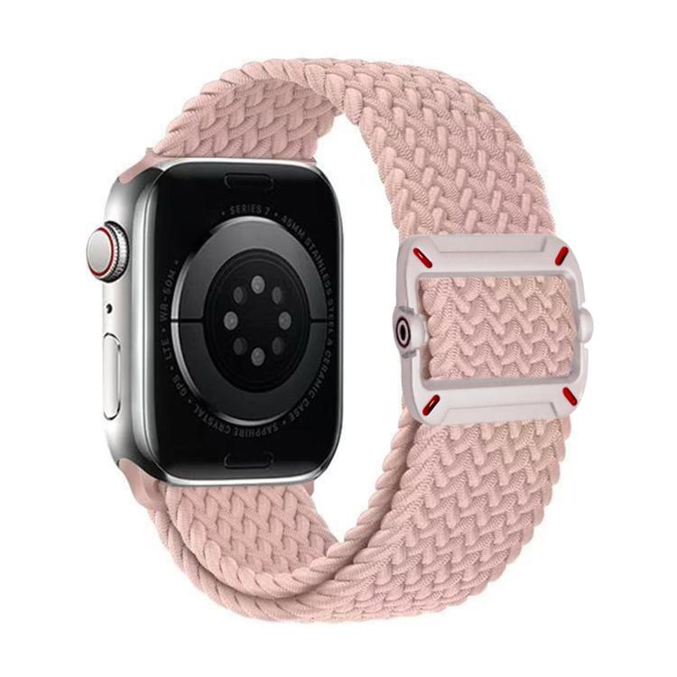 Cinturino per orologio in nylon intrecciato con fibbia meccanica a doppio anello., For Apple Watch 42mm / 41mm / 40mm / 38mm