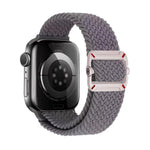 Cinturino per orologio in nylon intrecciato con fibbia meccanica a doppio anello., For Apple Watch 42mm / 41mm / 40mm / 38mm