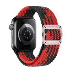 Cinturino per orologio in nylon intrecciato con fibbia meccanica a doppio anello., For Apple Watch 42mm / 41mm / 40mm / 38mm