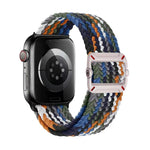 Cinturino per orologio in nylon intrecciato con fibbia meccanica a doppio anello., For Apple Watch 42mm / 41mm / 40mm / 38mm