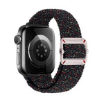 Cinturino per orologio in nylon intrecciato con fibbia meccanica a doppio anello., For Apple Watch 42mm / 41mm / 40mm / 38mm