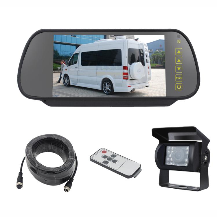 Kit monitor telecamera posteriore per retromarcia da 7 pollici per auto, Car Rearview Camera Monitor Kit