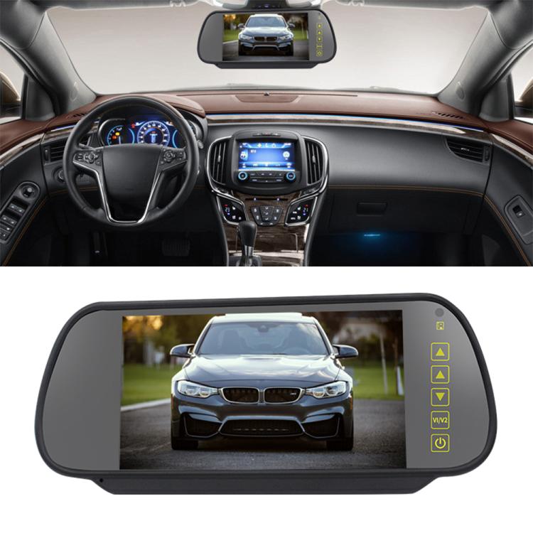 Kit monitor telecamera posteriore per retromarcia da 7 pollici per auto, Car Rearview Camera Monitor Kit