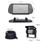 Kit monitor telecamera posteriore per retromarcia da 7 pollici per auto, Car Rearview Camera Monitor Kit