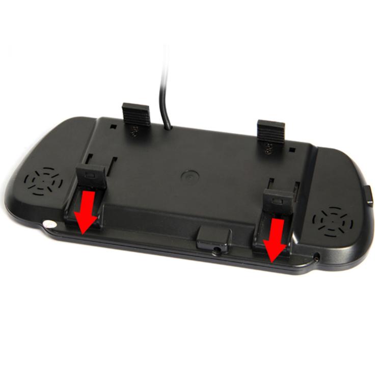 Kit monitor telecamera posteriore per retromarcia da 7 pollici per auto, Car Rearview Camera Monitor Kit