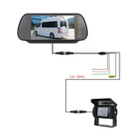 Kit monitor telecamera posteriore per retromarcia da 7 pollici per auto, Car Rearview Camera Monitor Kit