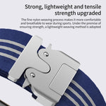 Cinturino per orologio xDfind in nylon intrecciato a 3 strisce con fibbia a paracadute., For Apple Watch 42 / 44 / 45 / 46 / 49mm, For Apple Watch 38 / 40 / 41 / S10 42mm