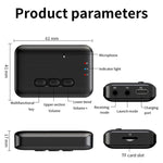 Adattatore audio Bluetooth 2 in 1 per auto, ricevitore AUX e trasmettitore., A28