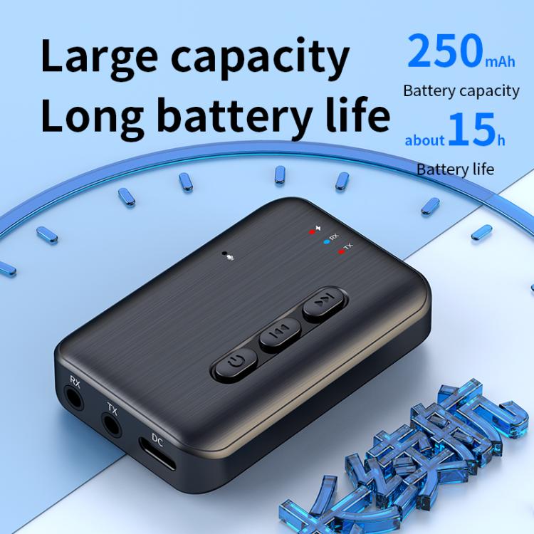 Adattatore audio Bluetooth 2 in 1 per auto, ricevitore AUX e trasmettitore., A28