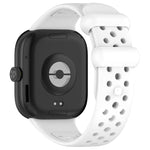 Cinturino per orologio xDfind in silicone traspirante a tinta unita con fori, For Xiaomi Band 10 Pro / 9 Pro / Redmi Watch 6