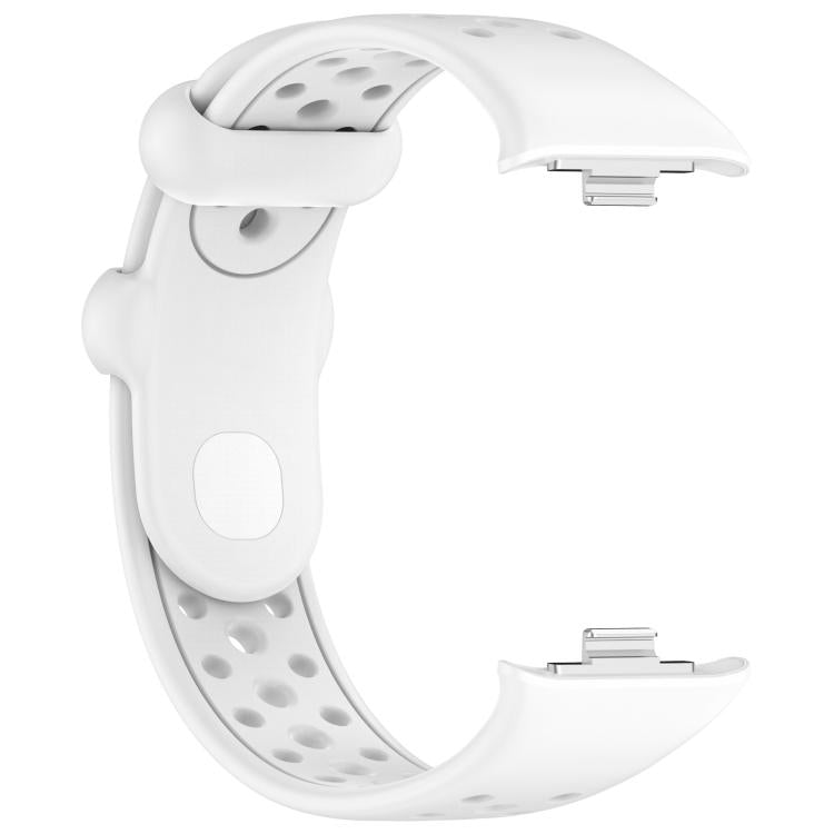 Cinturino per orologio xDfind in silicone traspirante a tinta unita con fori, For Xiaomi Band 10 Pro / 9 Pro / Redmi Watch 6