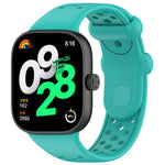 Cinturino per orologio xDfind in silicone traspirante a tinta unita con fori, For Xiaomi Band 10 Pro / 9 Pro / Redmi Watch 6