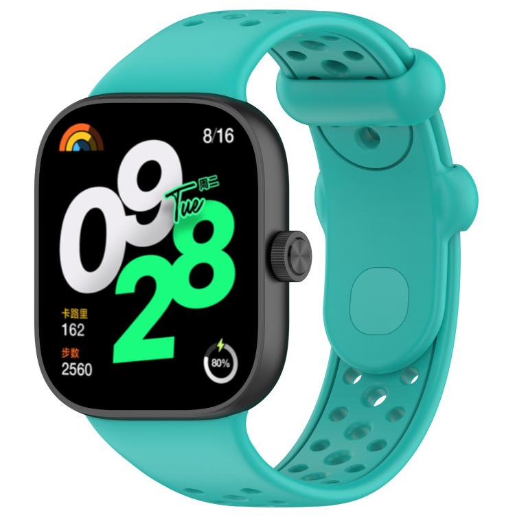 Cinturino per orologio xDfind in silicone traspirante a tinta unita con fori, For Xiaomi Band 10 Pro / 9 Pro / Redmi Watch 6