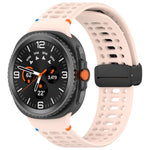 Cinturino per orologio in silicone con fibbia magnetica nera xDfind, For Samsung Galaxy Watch8 / Watch8 Classic